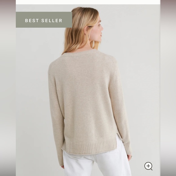 Jenni Kayne Everyday Sweater in Oatmeal, size S - Picture 2 of 8